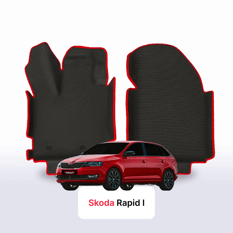 Car mats EVA for Skoda Rapid Spaceback 1 gen 2012-2020 year HATCHBACK 5 DRZWI
