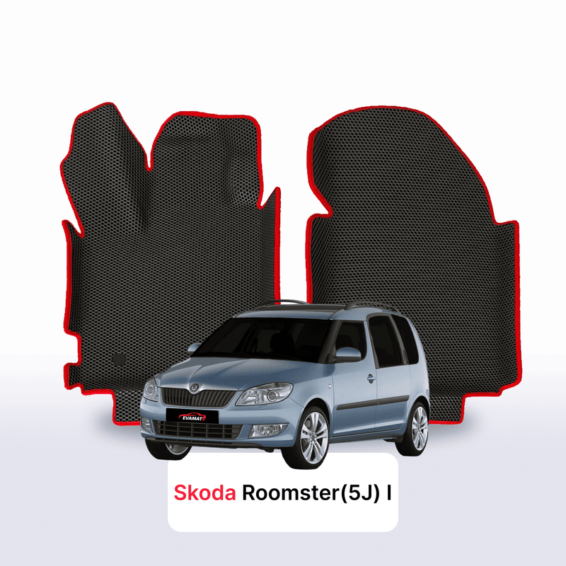 Car mats EVA for Skoda Roomster(5J) 1 gen 2006-2015 year MINIVAN