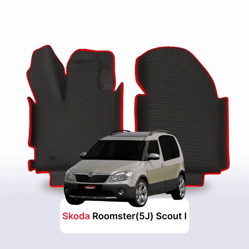 Car mats EVA for Skoda Roomster Scout(5J) 1 gen 2006-2015 year MINIVAN