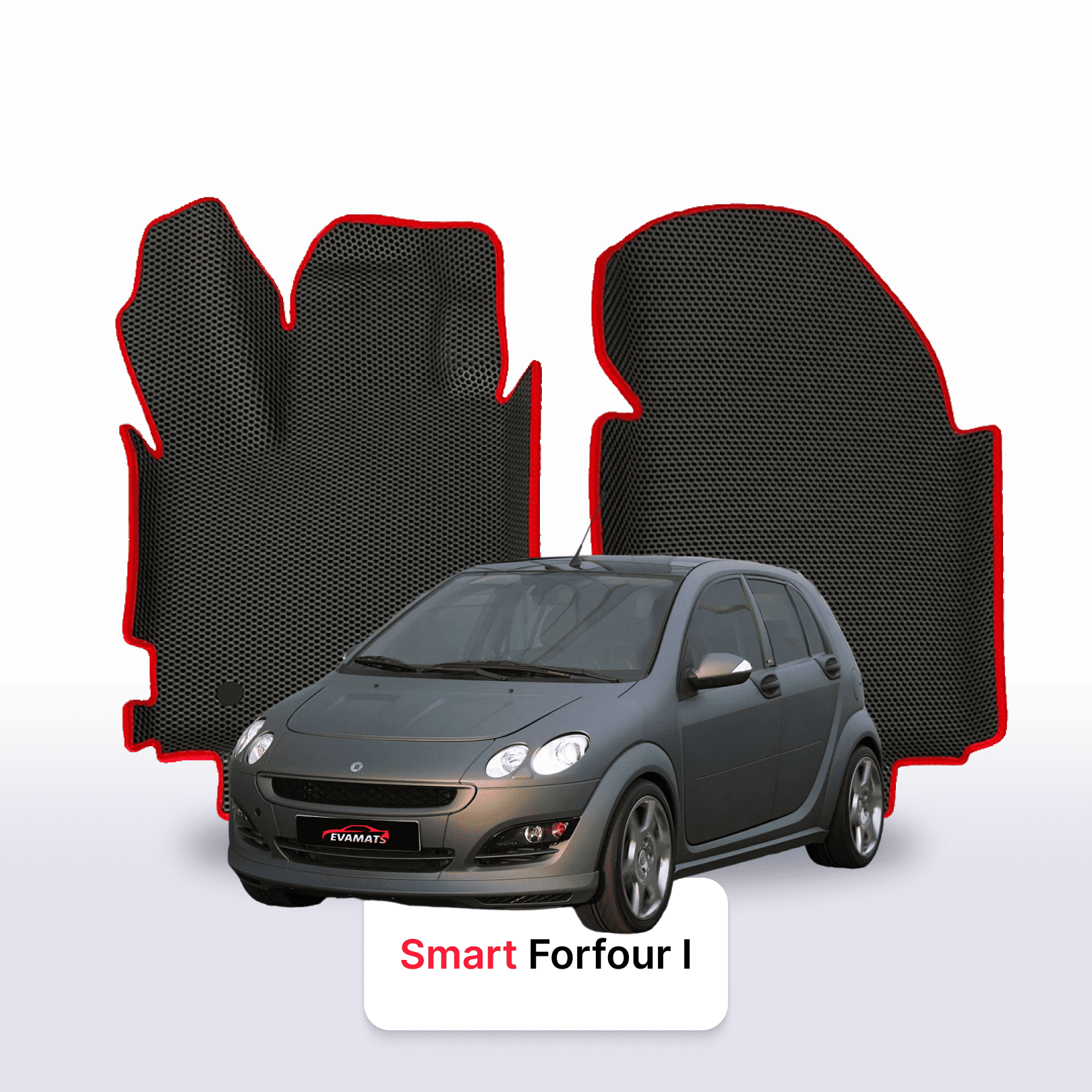 Car mats EVA for Smart Forfour 1 gen 2004-2006 year HATCHBACK 5 door