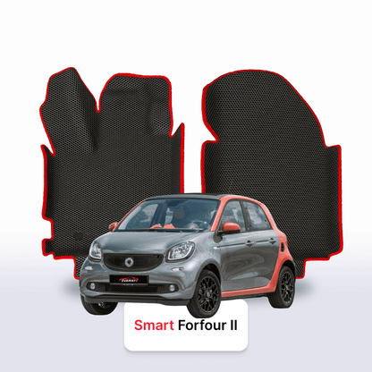 Car mats EVA for Smart Forfour W453 2 gen 2014-2023 year HATCHBACK 5 door