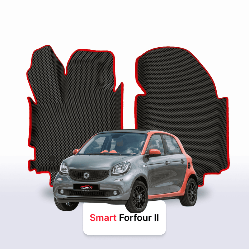 Car mats EVA for Smart Forfour W453 2 gen 2014-2023 year HATCHBACK 5 door