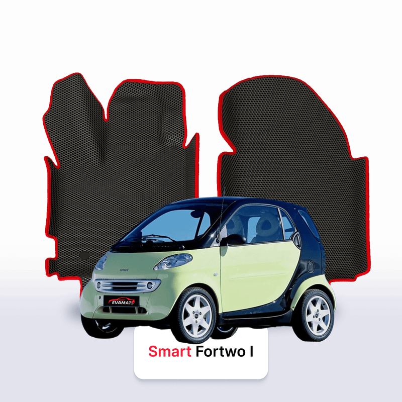 Car mats EVA for Smart Fortwo 1 gen 1998-2007 year HATCHBACK 3 door