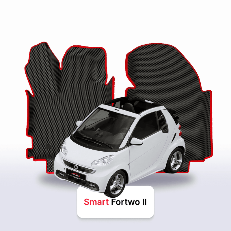 Car mats EVA for Smart Fortwo 2 gen 2007-2015 year CABRIO