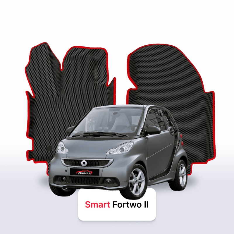 Car mats EVA for Smart Fortwo 2 gen 2007-2015 year HATCHBACK 3 door