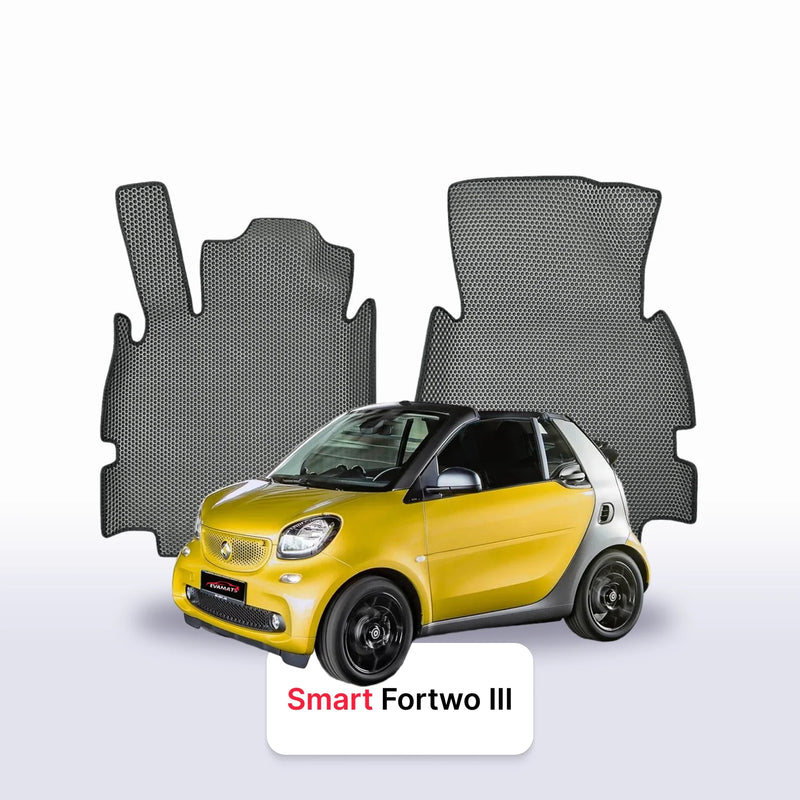 Car mats EVA for Smart Fortwo 3 gen 2014-2024 year CABRIO