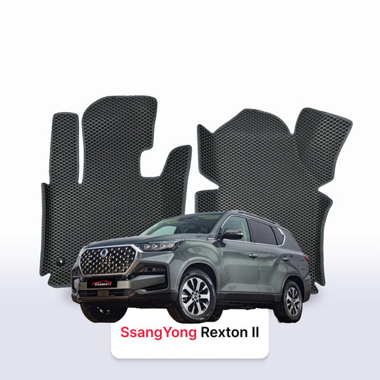 Car mats EVA for SsangYong Rexton 2 gen 2017-2028 year SUV 5 door