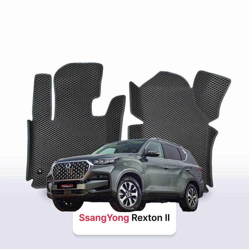 Car mats EVA for SsangYong Rexton 2 gen 2017-2028 year SUV 5 door