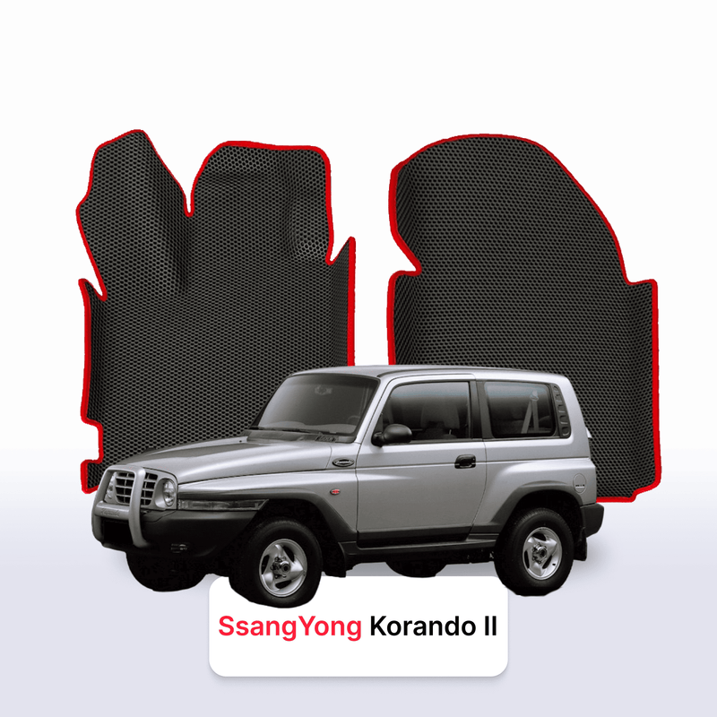 Car mats EVA for SsangYong Korando 2 gen 1996-2006 year SUV 3 door