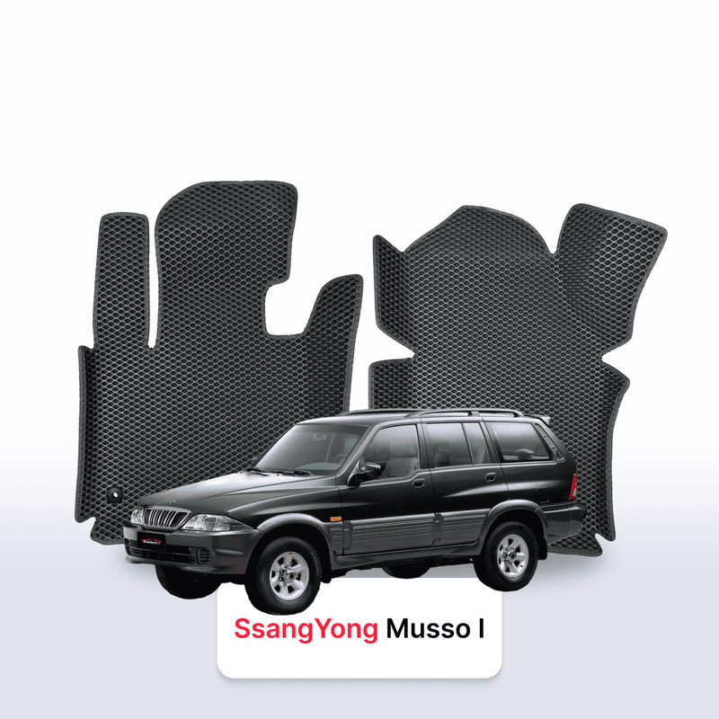Car mats EVA for SsangYong Musso 1 gen 1993-2006 year SUV