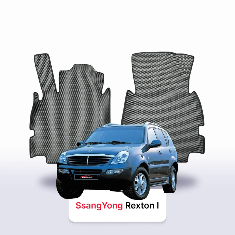 Car mats EVA for SsangYong Rexton 1 gen 2001-2017 year SUV 5 door