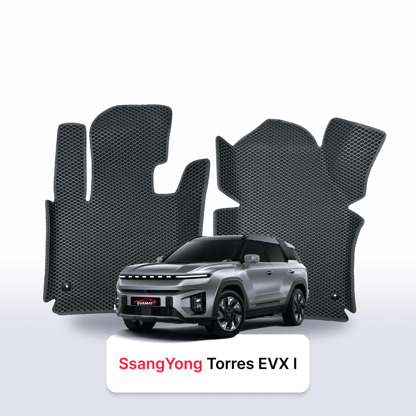 Car mats EVA for SsangYong Torres EVX 1 gen 2023-2028 year SUV