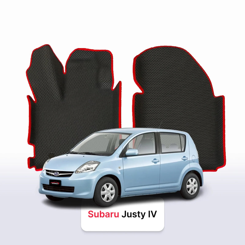 Car mats EVA for Subaru Justy 4 gen 2001-2008 year HATCHBACK 5 door