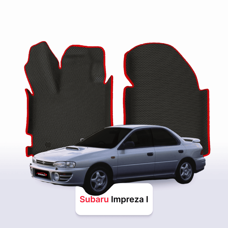 Car mats EVA for Subaru Impreza 1 gen 1992-2000 year SEDAN