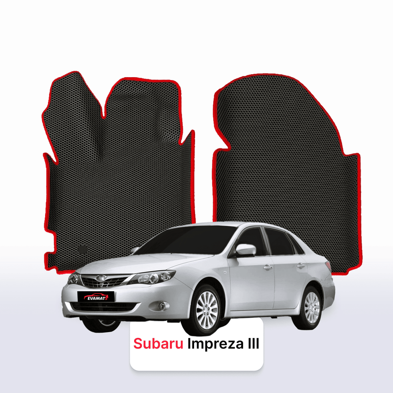 Car mats EVA for Subaru Impreza 3 gen 2007-2011 year SEDAN