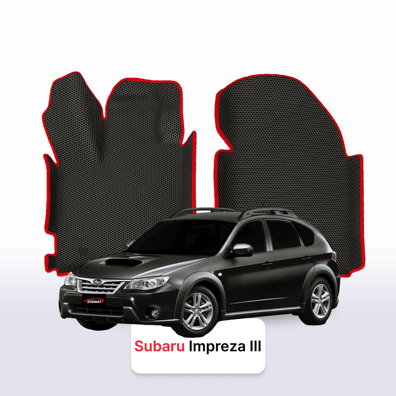 Car mats EVA for Subaru Impreza(XV) 3 gen 2007-2011 year HATCHBACK 5 door