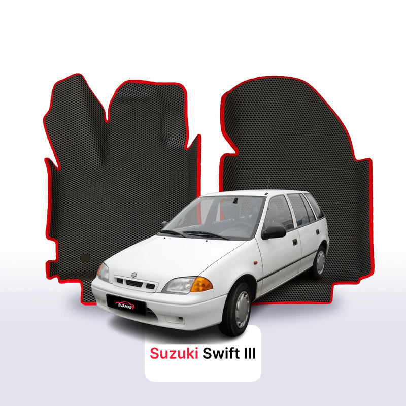 Car mats EVA for Suzuki Swift 3 gen 1996-2004 year HATCHBACK 5 door