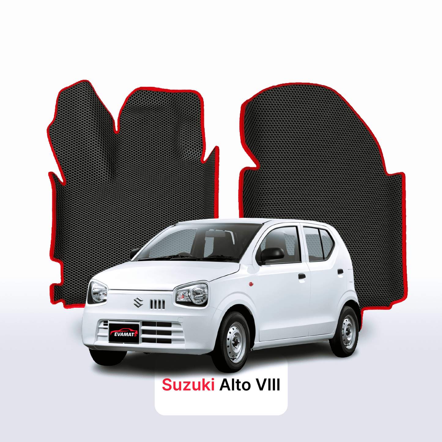 Car mats EVA for Suzuki Alto 8 gen 2014-2021 year HATCHBACK 5 door