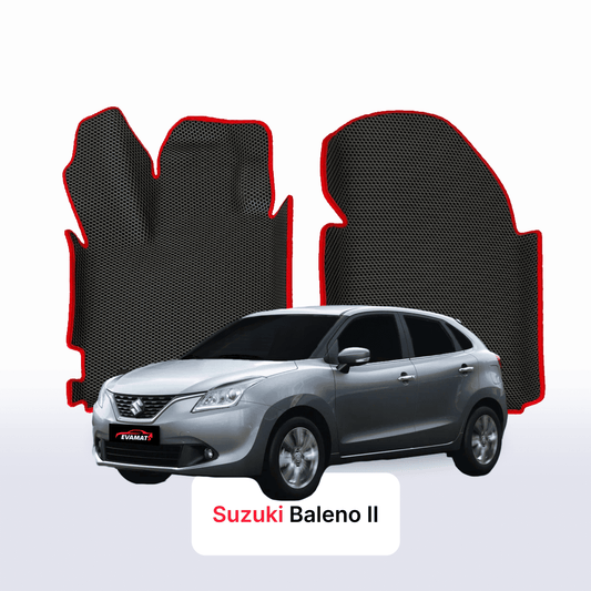 Car mats EVA for Suzuki Baleno 2 gen 2015-2026 year HATCHBACK 5 door