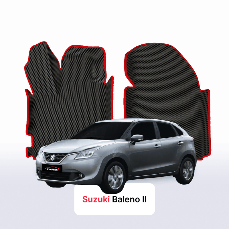 Car mats EVA for Suzuki Baleno 2 gen 2015-2026 year HATCHBACK 5 door