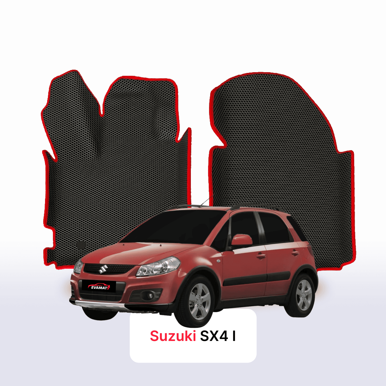 Car mats EVA for Suzuki SX4 1 gen 2006-2014 year HATCHBACK 5 door