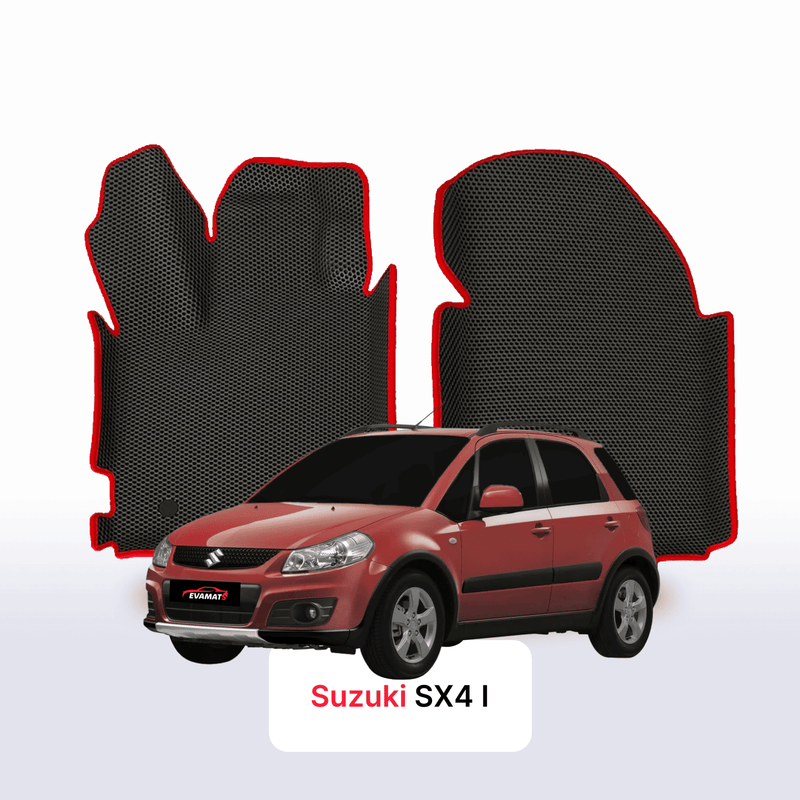 Car mats EVA for Suzuki SX4 1 gen 2006-2014 year HATCHBACK 5 door