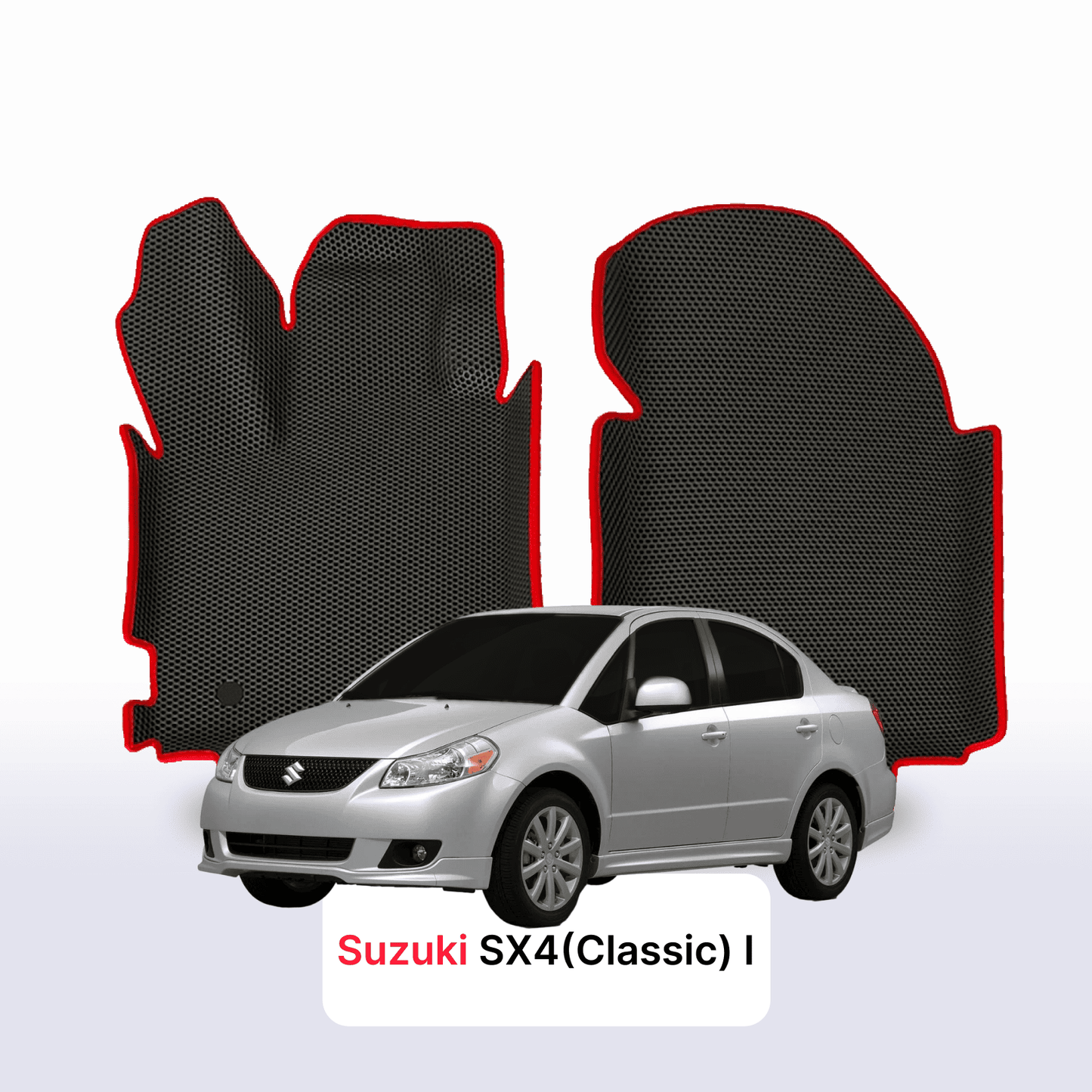Car mats EVA for Suzuki SX4(Classic) 1 gen 2006-2014 year SEDAN