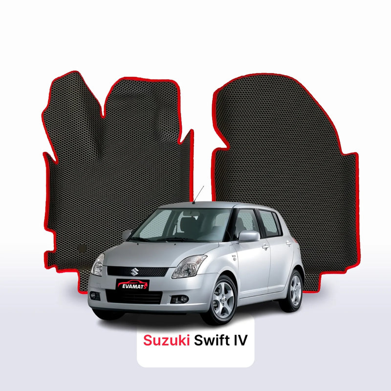 Car mats EVA for Suzuki Swift 4 gen 2004-2011 year HATCHBACK 5 door