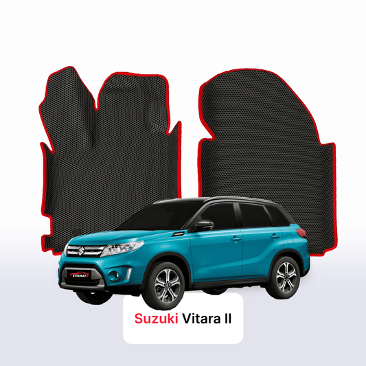 Car mats EVA for Suzuki Vitara 2 gen 2014-2028 year SUV 5 door + EVA heel pad