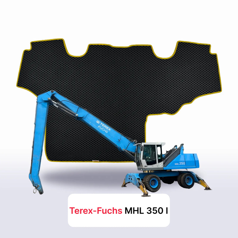 Car mats EVA for Terex-Fuchs MHL 350 1 gen 2007-2027 year DIGGER