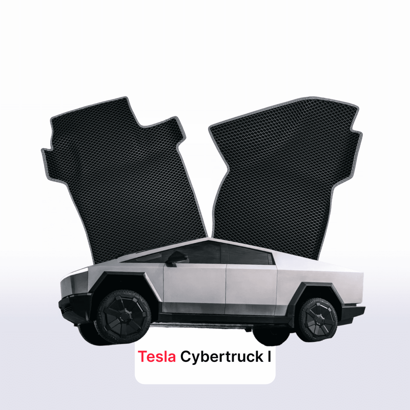 Car mats EVA for Tesla Cybertruck 1 gen 2023-2028 year PICK-UP double cabin