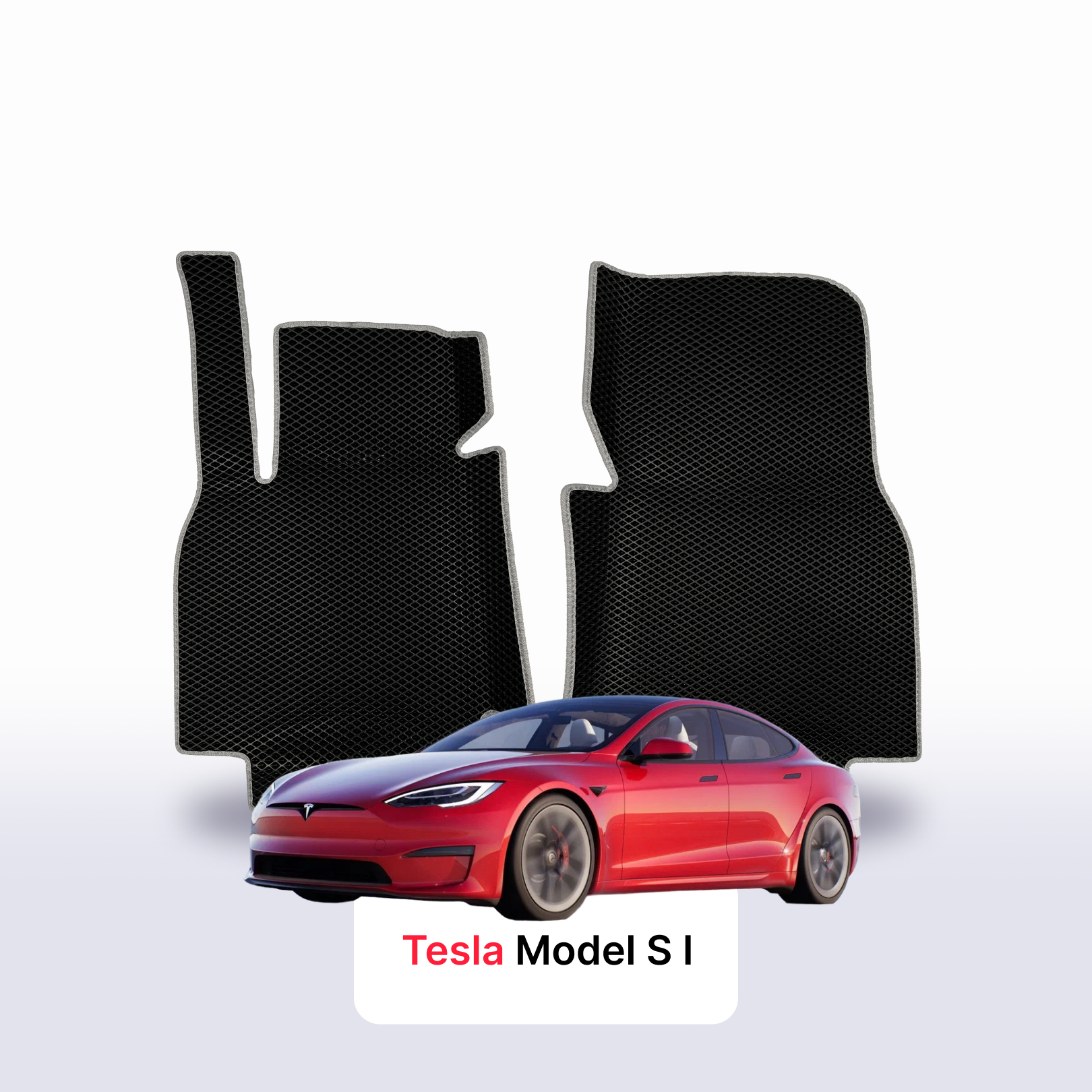 Car mats EVA for Tesla Model S (S75D) 1 gen 2012-2026 year LIFTBACK