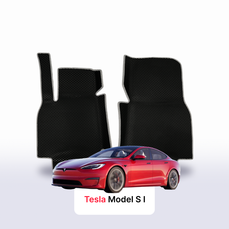 Car mats EVA for Tesla Model S (S75) 1 gen 2012-2026 year LIFTBACK