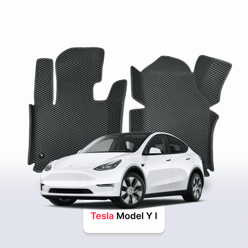 Car mats EVA for Tesla Model Y Long Range 1 gen 2015-2028 year SUV 7 seater