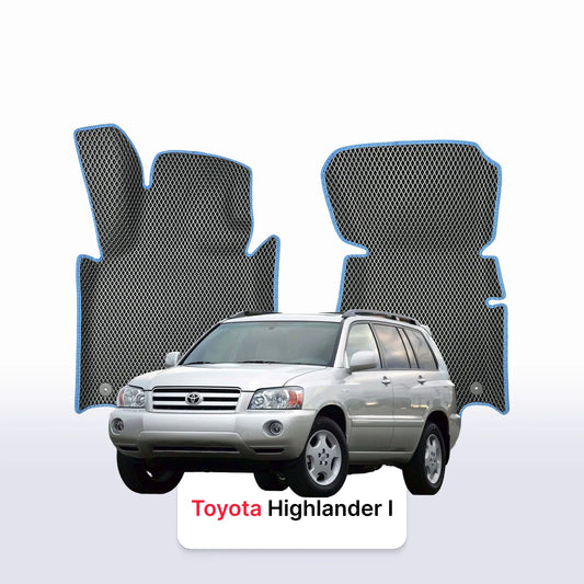Car mats EVA for Toyota Highlander 1 gen 2001-2007 year SUV 5 door