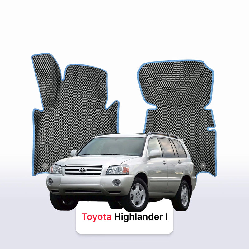 Car mats EVA for Toyota Highlander 1 gen 2001-2007 year SUV 5 door