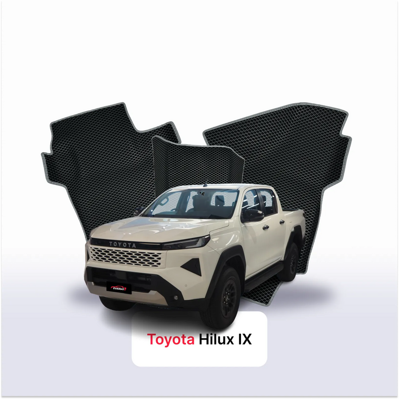 Car mats EVA for Toyota Hilux IX gen 2026-2030 year PICK-UP double cabin