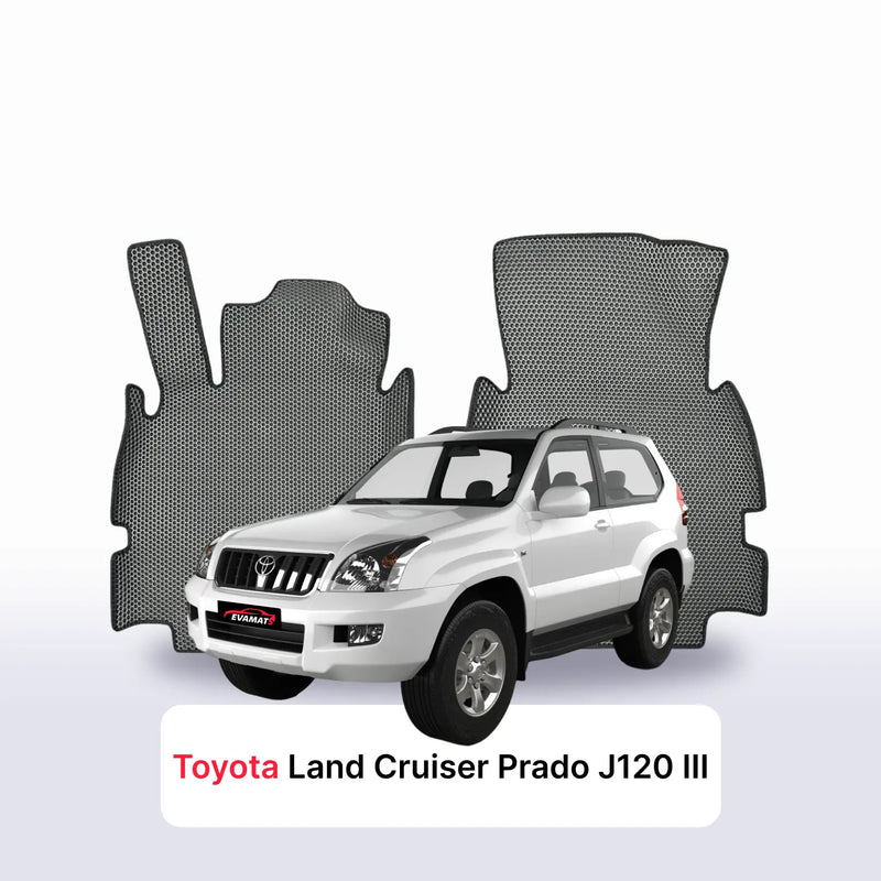 Car mats EVA for Toyota Land Cruiser Prado J120 3 gen 2002-2009 year SUV 3 door