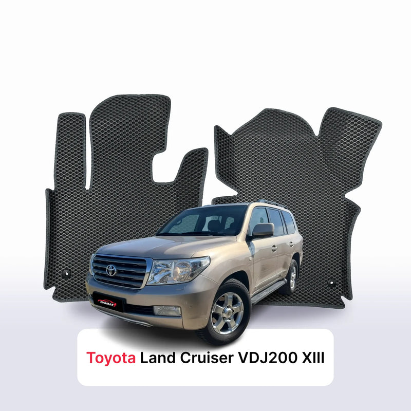 Car mats EVA for Toyota Land Cruiser VDJ200 13 gen 2007-2021 year SUV 5 door