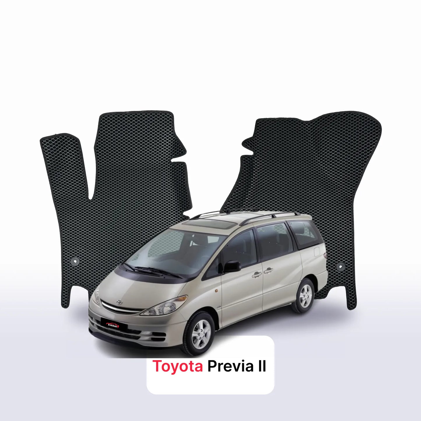 Car mats EVA for Toyota Previa 2 gen 2000-2006 year MINIVAN