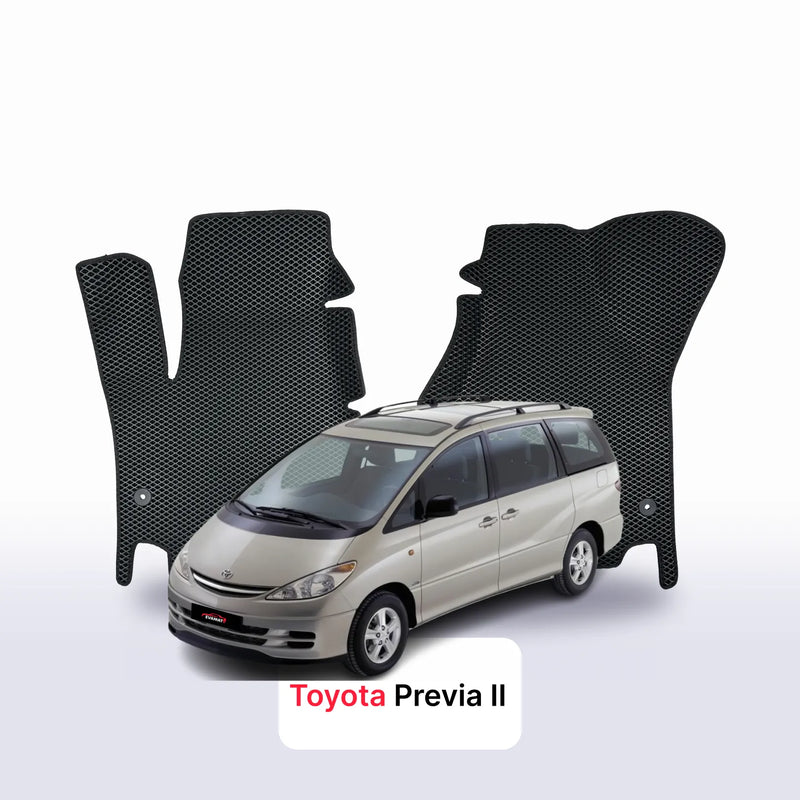 Car mats EVA for Toyota Previa 2 gen 2000-2006 year MINIVAN