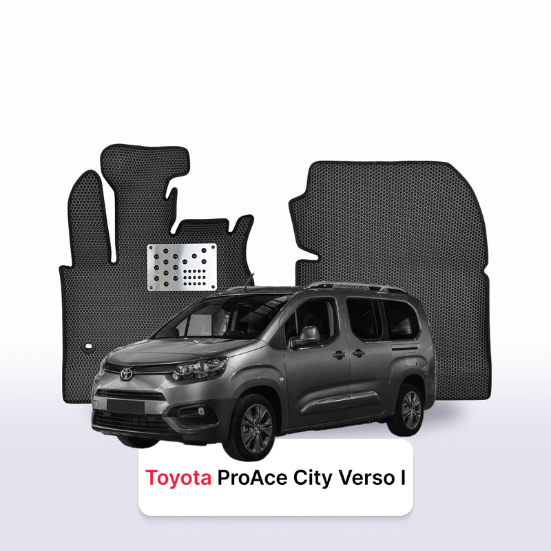 Car mats EVA for Toyota ProAce City Verso 2019-2028 year LONG MINIVAN