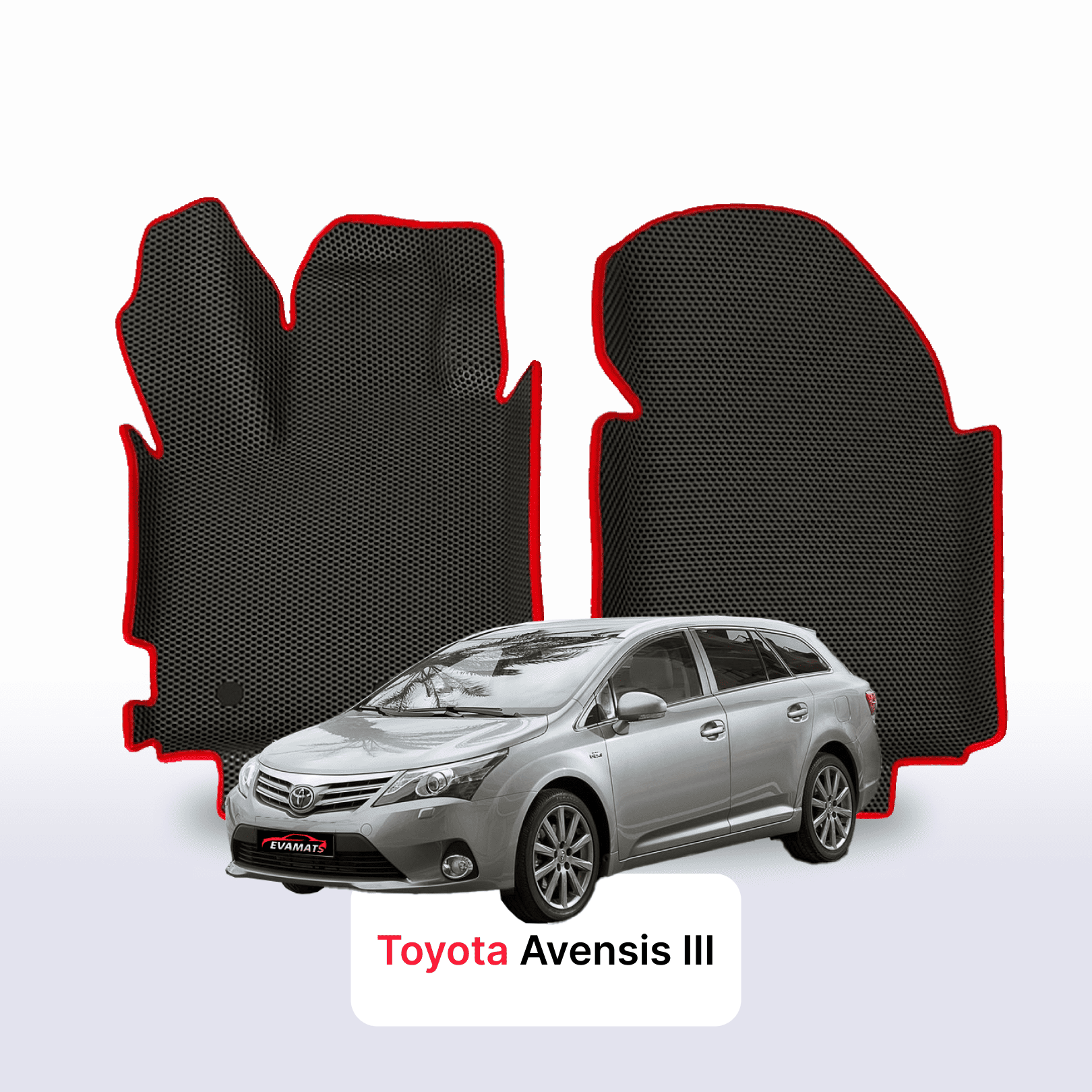 Car mats EVA for Toyota Avensis 3 gen pre-facelift 2008-2015 year STATION WAGON