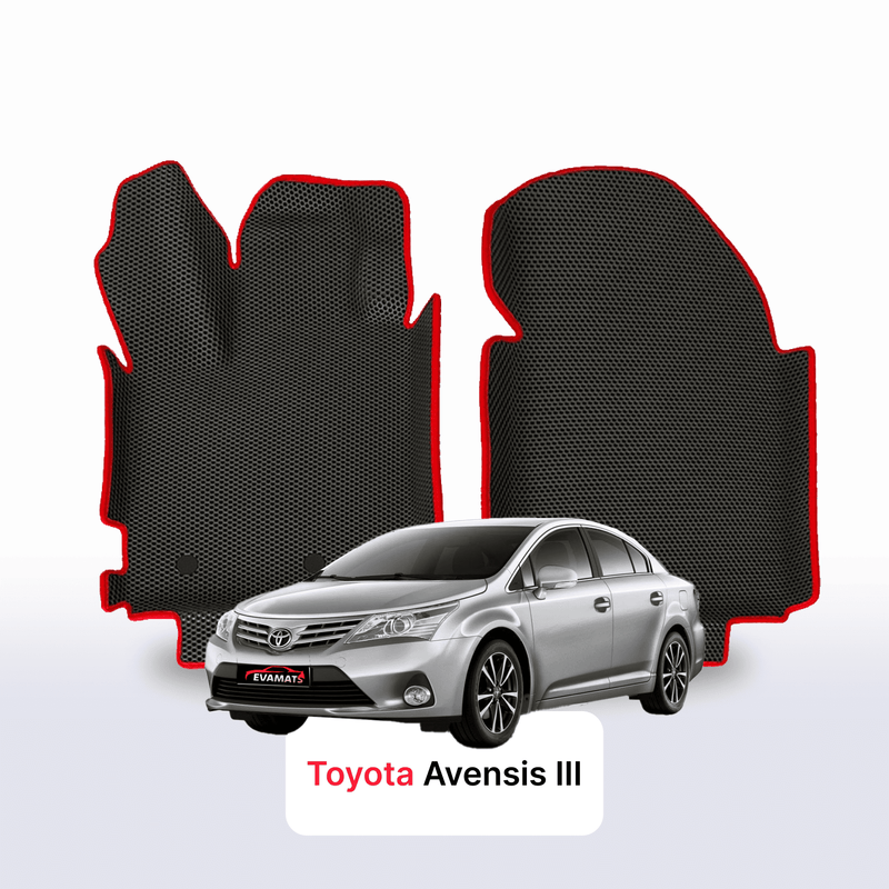 Car mats EVA for Toyota Avensis 3 gen pre-facelift 2008-2015 year SEDAN
