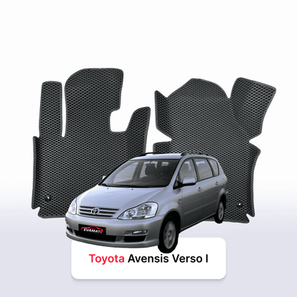 Car mats EVA for Toyota Avensis Verso 1 gen 2001-2009 year MINIVAN