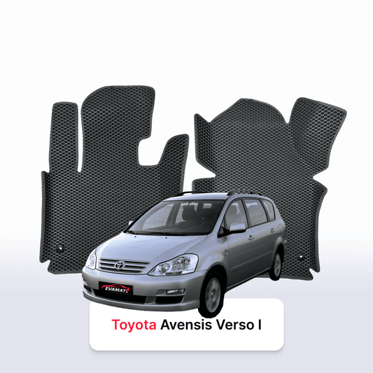 Car mats EVA for Toyota Avensis Verso 1 gen 2001-2009 year MINIVAN