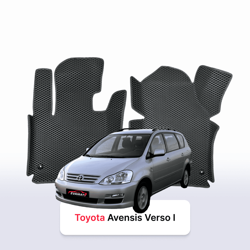 Car mats EVA for Toyota Avensis Verso 1 gen 2001-2009 year MINIVAN