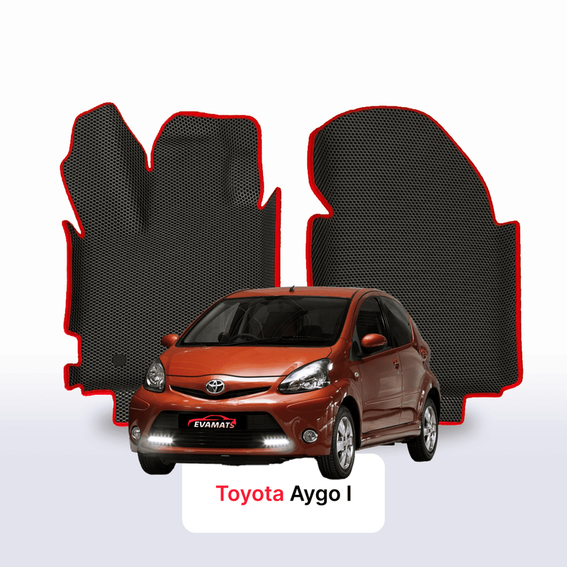 Car mats EVA for Toyota Aygo 1 gen 2005-2014 year HATCHBACK 5 door