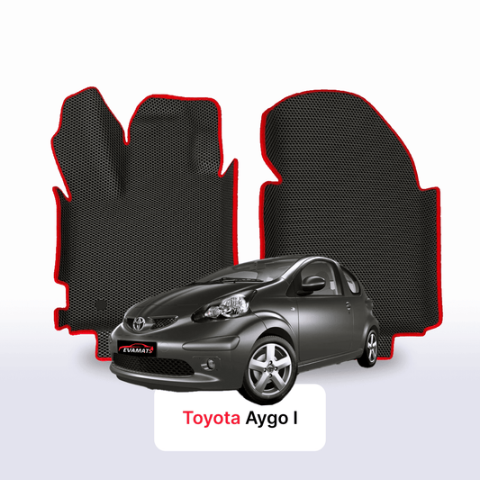 Car mats EVA for Toyota Aygo 1 gen 2005-2014 year HATCHBACK 3 door