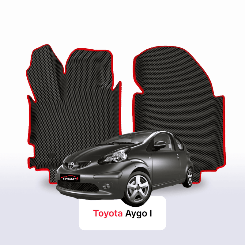 Car mats EVA for Toyota Aygo 1 gen 2005-2014 year HATCHBACK 3 door